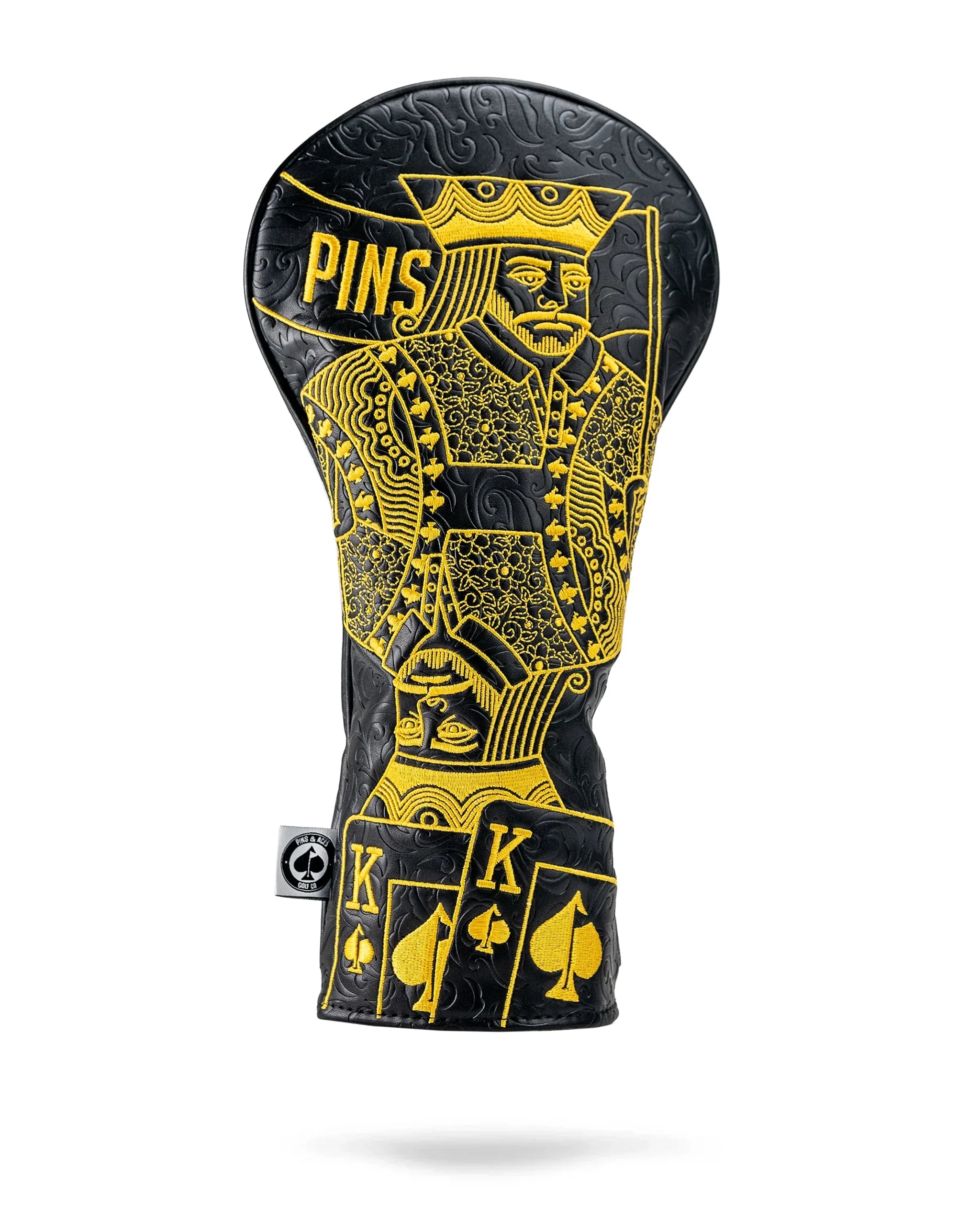 Black/Gold King of Spades - Driver Cover - Image 2