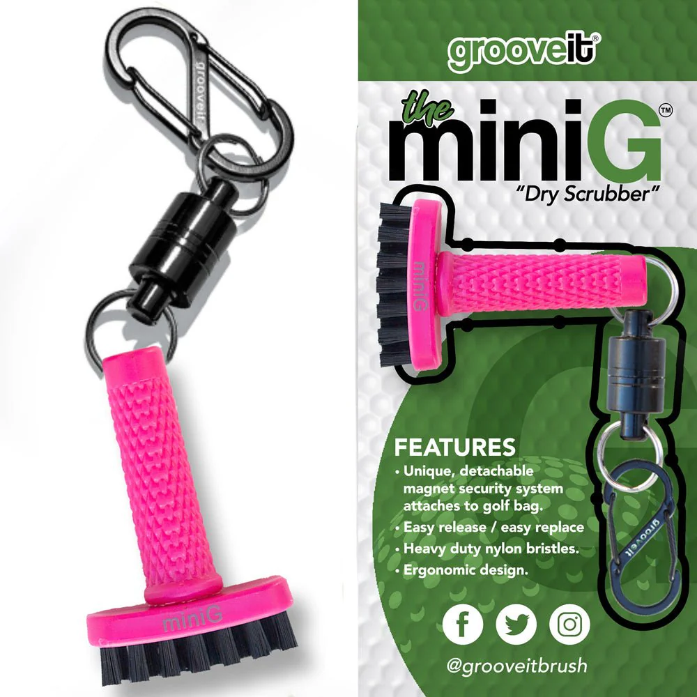 Grooveit miniG – Compact Dry Golf Club Cleaning Brush - Image 13