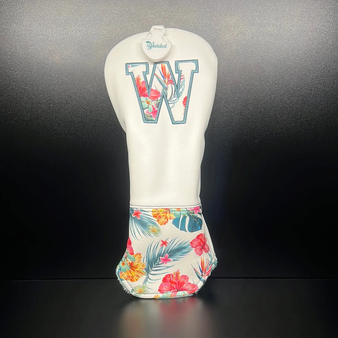 Tropical Floral Print Headcover - Image 16