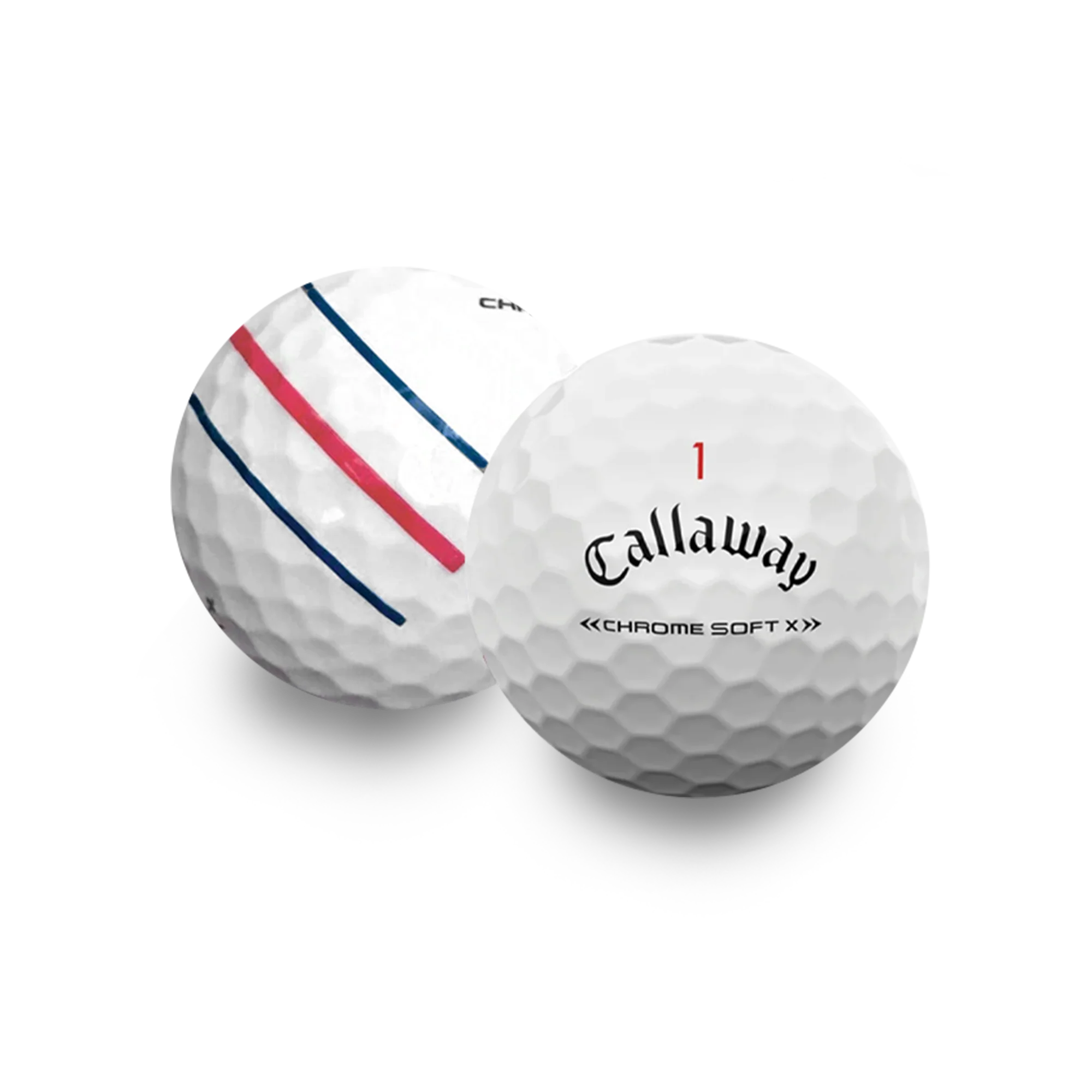 Used Callaway Chromesoft X Triple Track Golf Balls - 1 Dozen