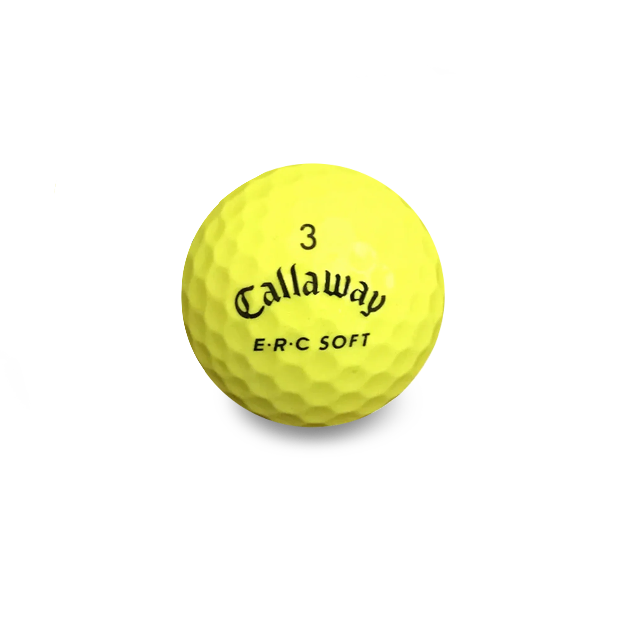 Used Callaway ERC Soft Triple Track Yellow Golf Balls - 1 Dozen - Image 4
