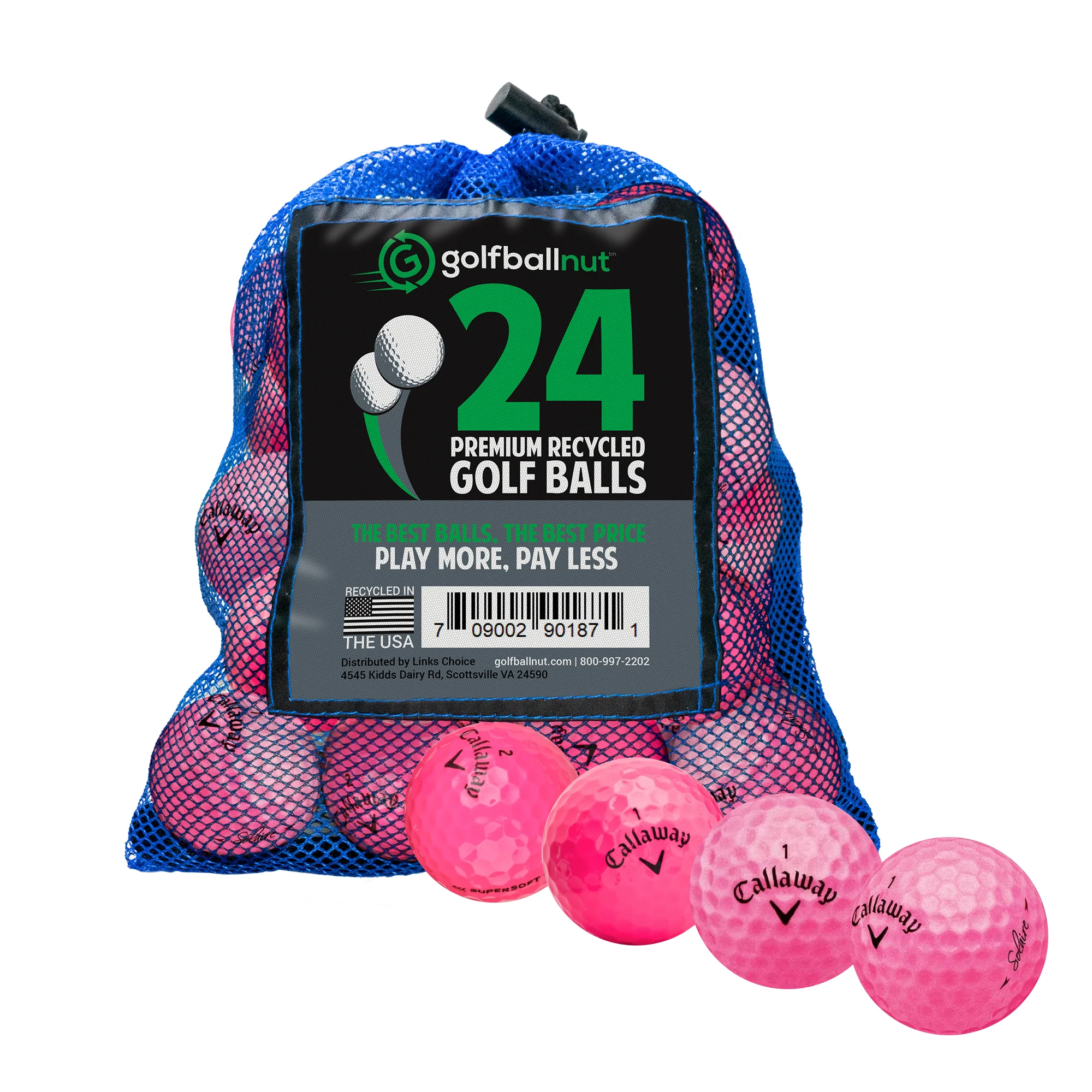 Used Callaway Mix Golf Balls - Bulk Mesh Bags - Image 6